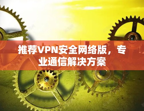 推荐VPN安全网络版,专业通信解决方案 推荐VPN安全网络版,专业通信解决方案