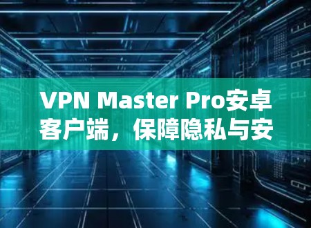 VPN Master Pro安卓客户端,保障隐私与安全的高效解决方案