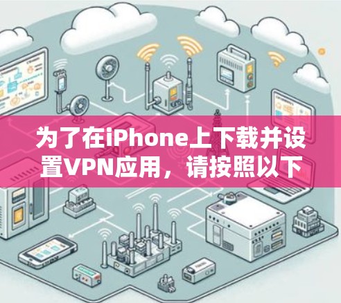 为了在iPhone上下载并设置VPN应用,请按照以下步骤操作
