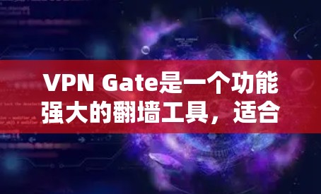 VPN Gate是一个功能强大的翻墙工具,适合需要访问受限网站或保护隐私的用户。以下是使用VPN Gate的详细步骤和注意事项