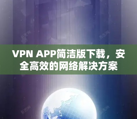 VPN APP简洁版下载,安全高效的网络解决方案