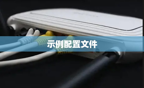 示例配置文件 示例配置文件
