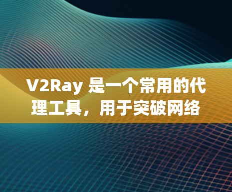 V2Ray 是一个常用的代理工具,用于突破网络限制或绕过防火墙。为了确保 V2Ray 的连接稳定,可以从以下几个方面进行优化