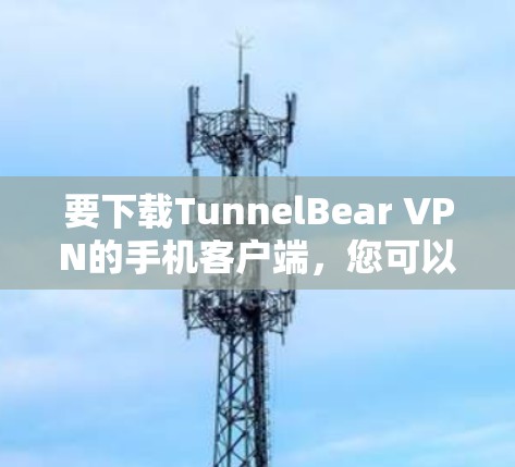 要下载TunnelBear VPN的手机客户端，您可以按照以下步骤操作