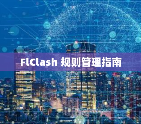 FlClash 规则管理指南 FlClash 规则管理指南