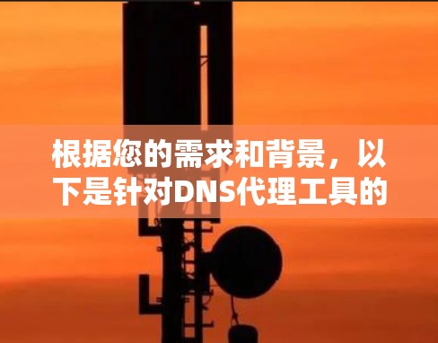 根据您的需求和背景，以下是针对DNS代理工具的详细建议