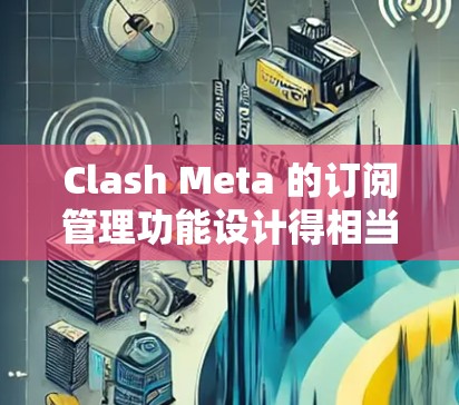 Clash Meta 的订阅管理功能设计得相当全面,旨在帮助用户高效地管理各类订阅。以下是其主要功能的总结 Clash Meta 的订阅管理功能设计得相当全面,旨在帮助用户高效地管理各类订阅。以下是其主要功能的总结