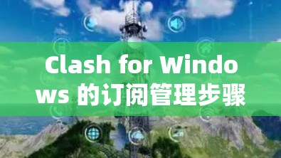 Clash for Windows 的订阅管理步骤如下 Clash for Windows 的订阅管理步骤如下