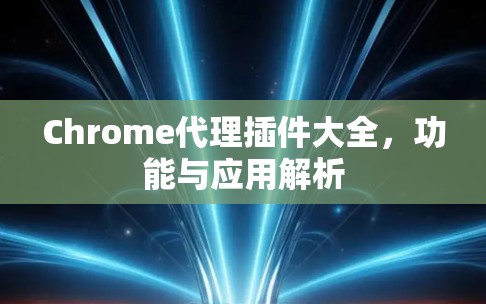 Chrome代理插件大全,功能与应用解析 Chrome代理插件大全,功能与应用解析