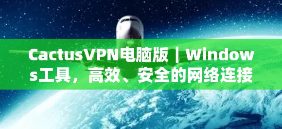CactusVPN电脑版|Windows工具,高效、安全的网络连接解决方案 CactusVPN电脑版|Windows工具,高效、安全的网络连接解决方案