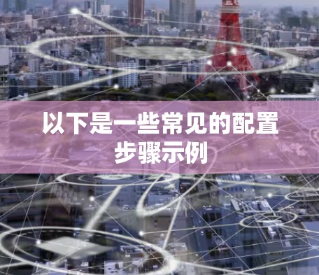 以下是一些常见的配置步骤示例 以下是一些常见的配置步骤示例