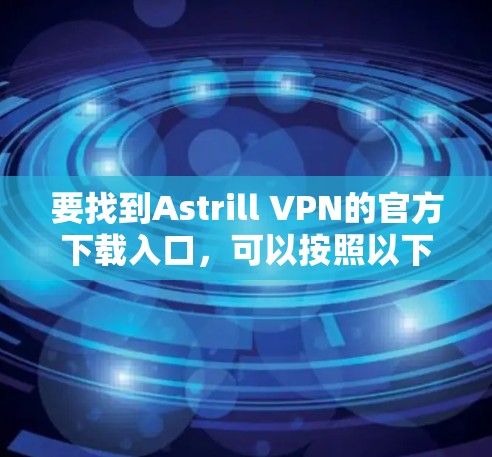 要找到Astrill VPN的官方下载入口，可以按照以下步骤操作