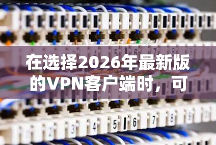在选择2026年最新版的VPN客户端时,可以根据以下因素进行综合考虑 在选择2026年最新版的VPN客户端时,可以根据以下因素进行综合考虑