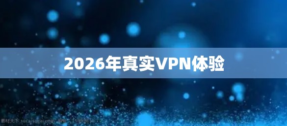 2026年真实VPN体验