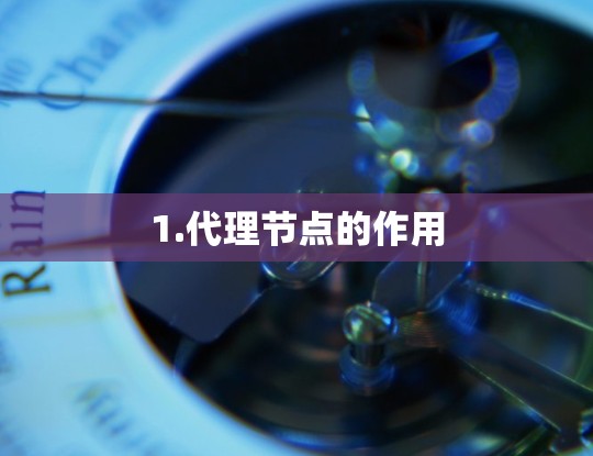1.代理节点的作用 1.代理节点的作用