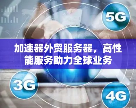 加速器外贸服务器,高性能服务助力全球业务 加速器外贸服务器,高性能服务助力全球业务