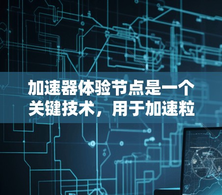 加速器体验节点是一个关键技术，用于加速粒子的运动并改变其路径，以满足实验需求。以下是对加速器体验节点的详细分析和总结