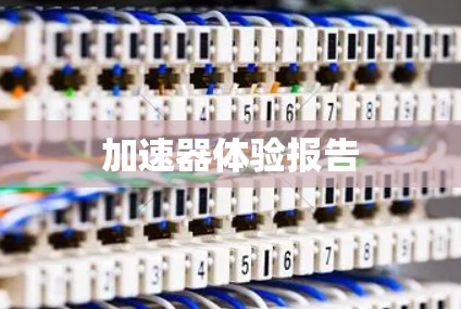 加速器体验报告 加速器体验报告