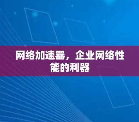 网络加速器,企业网络性能的利器 网络加速器,企业网络性能的利器