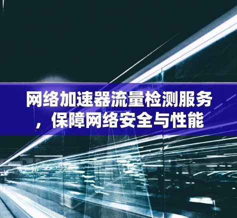 网络加速器流量检测服务,保障网络安全与性能 网络加速器流量检测服务,保障网络安全与性能