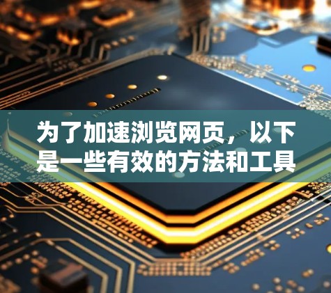 为了加速浏览网页,以下是一些有效的方法和工具建议 为了加速浏览网页,以下是一些有效的方法和工具建议