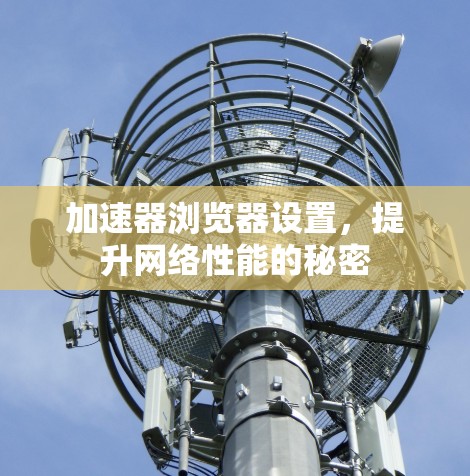 加速器浏览器设置，提升网络性能的秘密