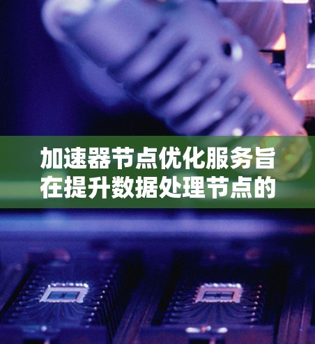 加速器节点优化服务旨在提升数据处理节点的性能和效率,确保在复杂环境中高效运行。以下是对该服务的详细分析和总结 加速器节点优化服务旨在提升数据处理节点的性能和效率,确保在复杂环境中高效运行。以下是对该服务的详细分析和总结
