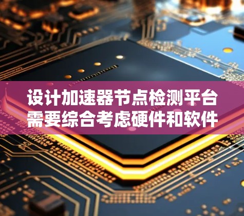 设计加速器节点检测平台需要综合考虑硬件和软件的多个方面,确保其高效、可靠地监测和预警。以下是一个有条理的设计方案 设计加速器节点检测平台需要综合考虑硬件和软件的多个方面,确保其高效、可靠地监测和预警。以下是一个有条理的设计方案