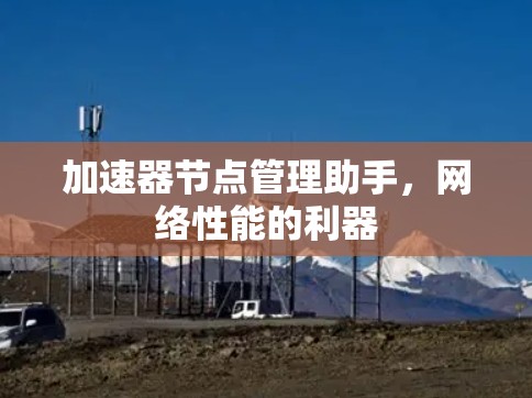 加速器节点管理助手,网络性能的利器 加速器节点管理助手,网络性能的利器