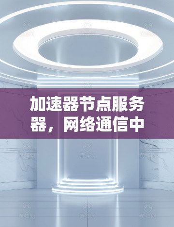 加速器节点服务器,网络通信中的性能优化关键技术 加速器节点服务器,网络通信中的性能优化关键技术