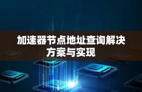 加速器节点地址查询解决方案与实现 加速器节点地址查询解决方案与实现