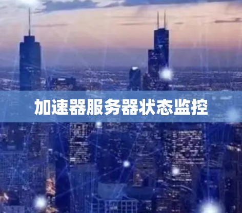 加速器服务器状态监控