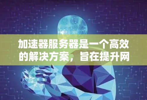 加速器服务器是一个高效的解决方案,旨在提升网站性能和用户体验。以下是对加速器服务器体验的详细总结 加速器服务器是一个高效的解决方案,旨在提升网站性能和用户体验。以下是对加速器服务器体验的详细总结