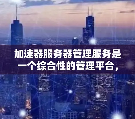 加速器服务器管理服务是一个综合性的管理平台，旨在帮助用户高效地管理和运维网络加速器。以下是对这一服务的详细分析和总结