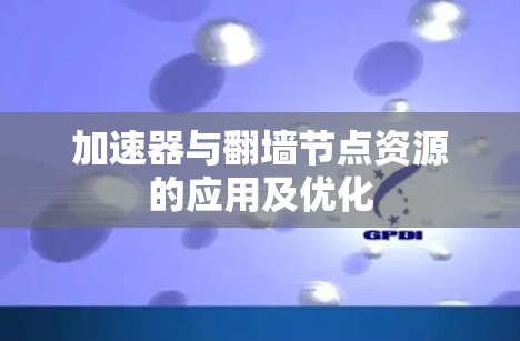 加速器与翻墙节点资源的应用及优化
