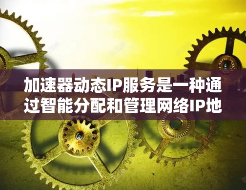 加速器动态IP服务是一种通过智能分配和管理网络IP地址来优化网络连接的技术，主要用于提高网络安全性和可用性。以下是对该服务的详细分析