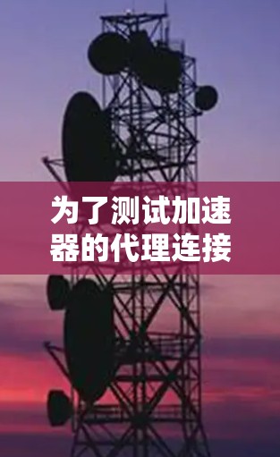 为了测试加速器的代理连接,您可以按照以下步骤进行 为了测试加速器的代理连接,您可以按照以下步骤进行