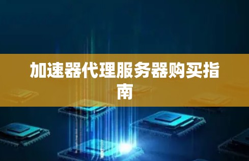 加速器代理服务器购买指南 加速器代理服务器购买指南